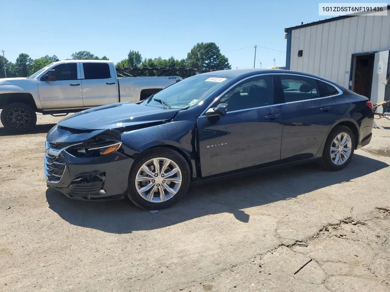 2022 Chevrolet Malibu Lt VIN: 1G1ZD5ST6NF191436 Lot: 65920215