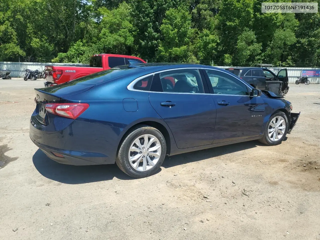 2022 Chevrolet Malibu Lt VIN: 1G1ZD5ST6NF191436 Lot: 65920215