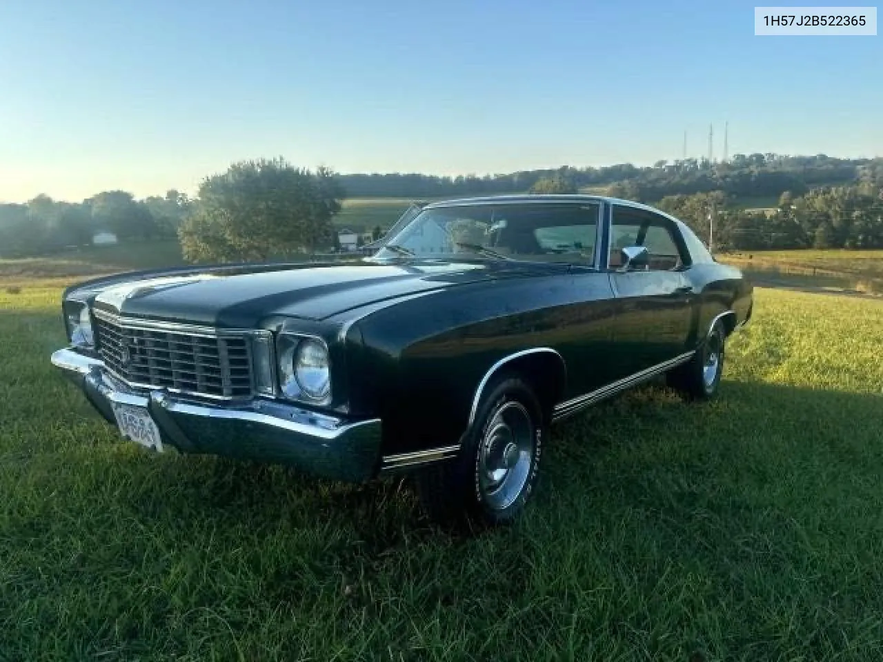 1972 Chevrolet Montecarlo VIN: 1H57J2B522365 Lot: 75774394