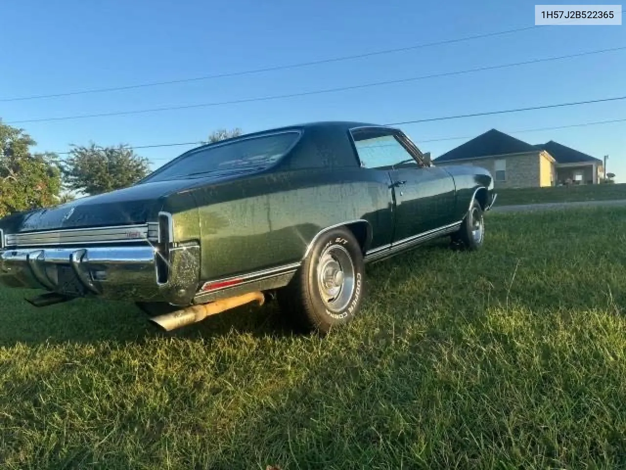 1972 Chevrolet Montecarlo VIN: 1H57J2B522365 Lot: 75774394