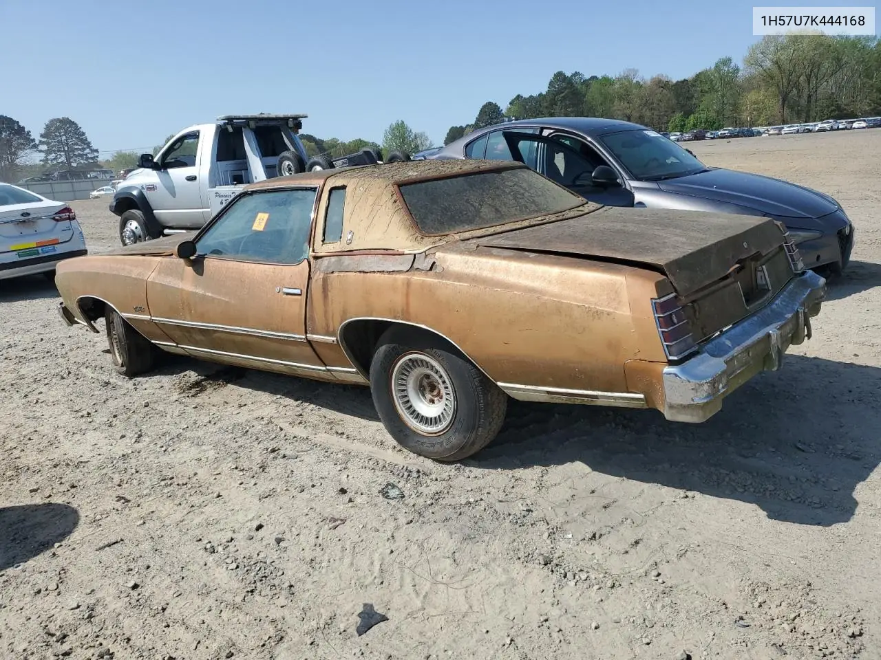 1977 Chevrolet Montecarlo VIN: 1H57U7K444168 Lot: 50740855