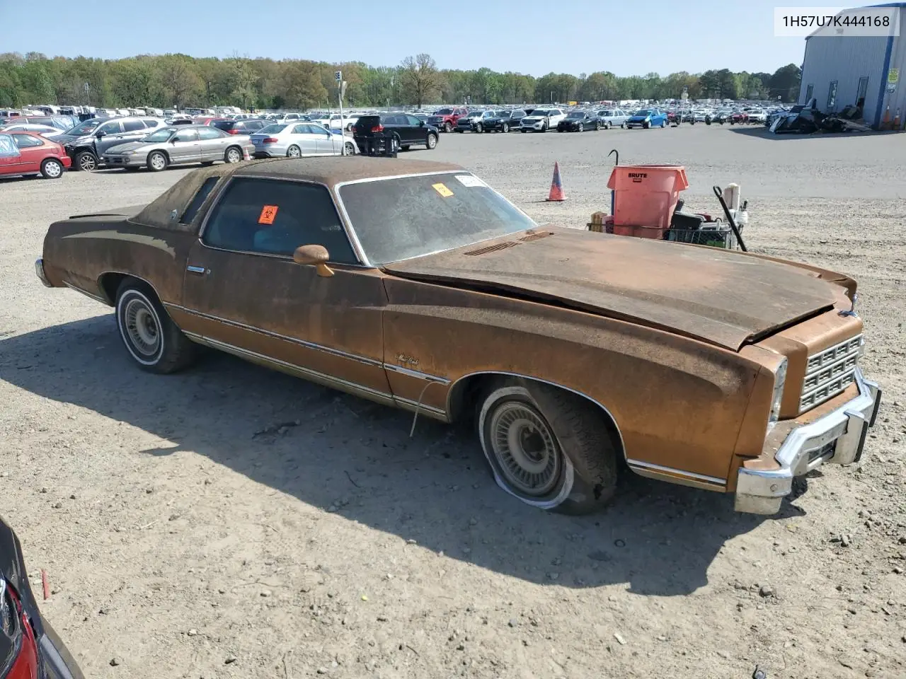 1977 Chevrolet Montecarlo VIN: 1H57U7K444168 Lot: 50740855