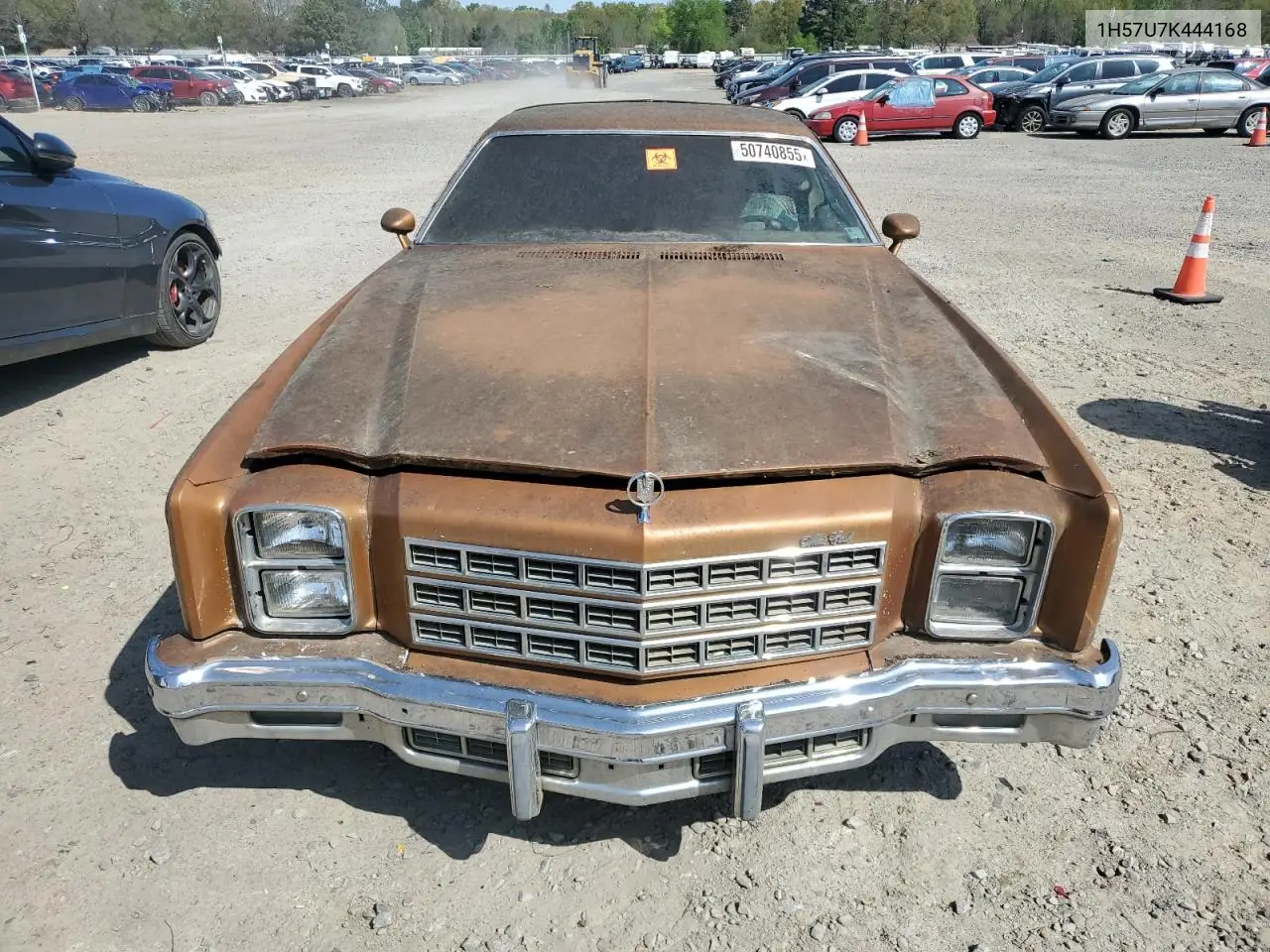 1977 Chevrolet Montecarlo VIN: 1H57U7K444168 Lot: 50740855
