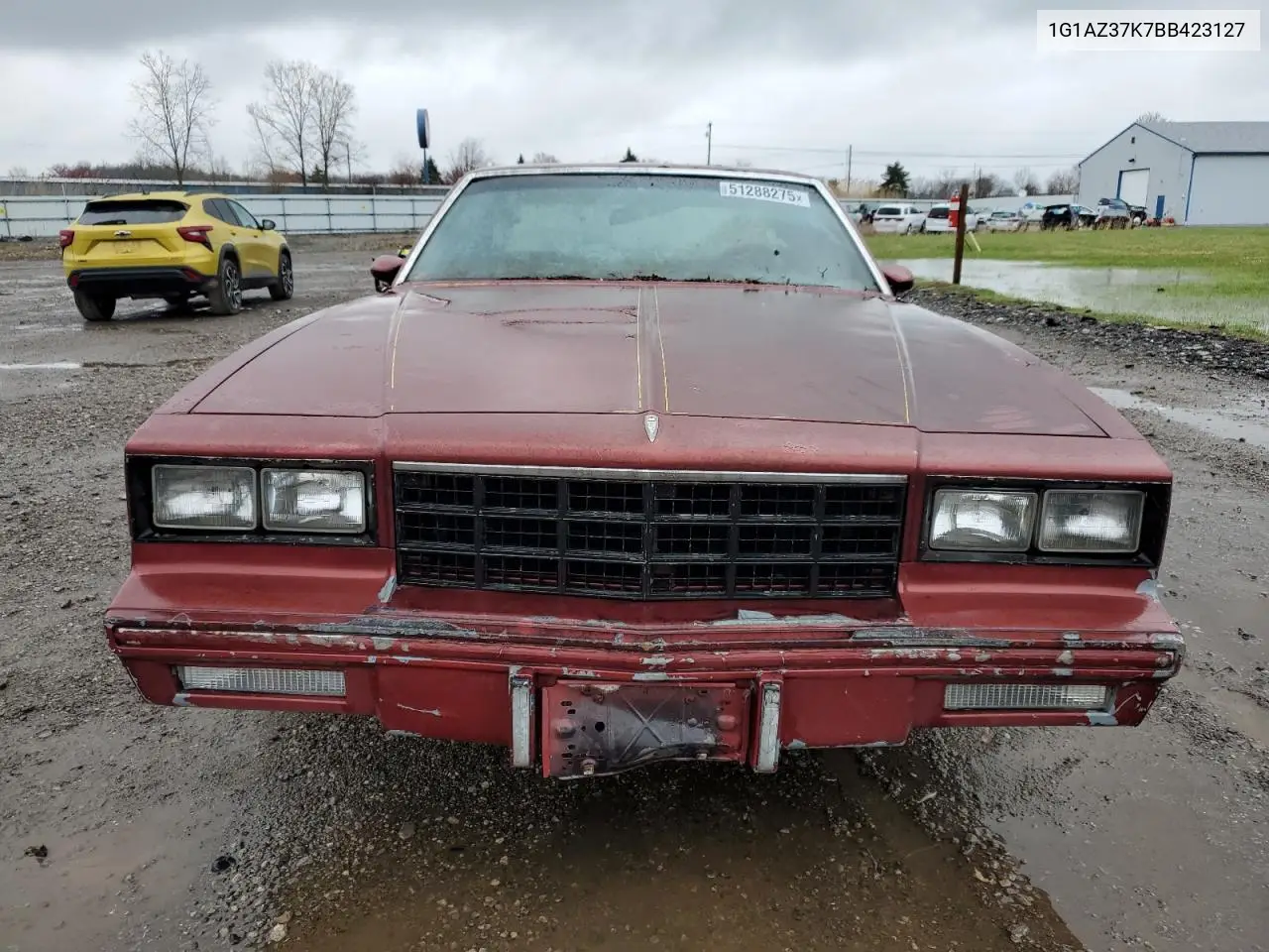 1981 Chevrolet Monte Carlo VIN: 1G1AZ37K7BB423127 Lot: 51288275