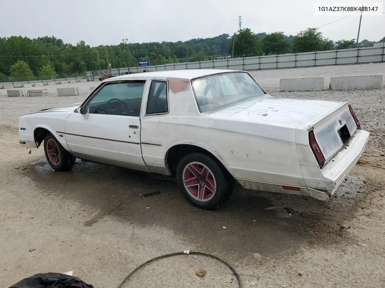 1981 Chevrolet Monte Carlo VIN: 1G1AZ37K8BK488147 Lot: 58366365