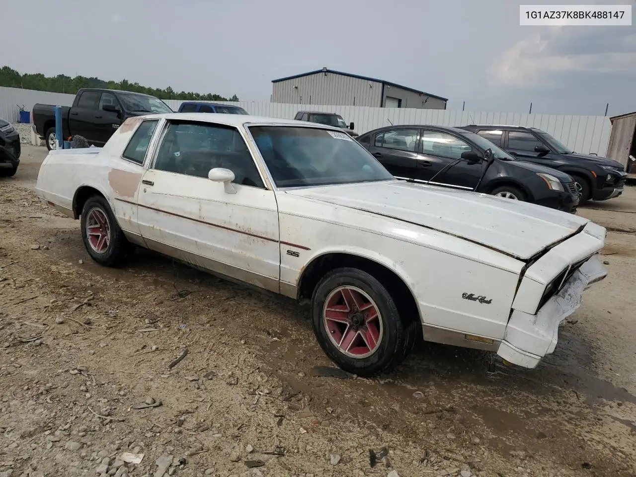 1981 Chevrolet Monte Carlo VIN: 1G1AZ37K8BK488147 Lot: 58366365