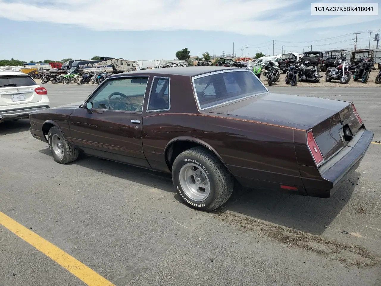 1981 Chevrolet Monte Carlo VIN: 1G1AZ37K5BK418041 Lot: 62928005