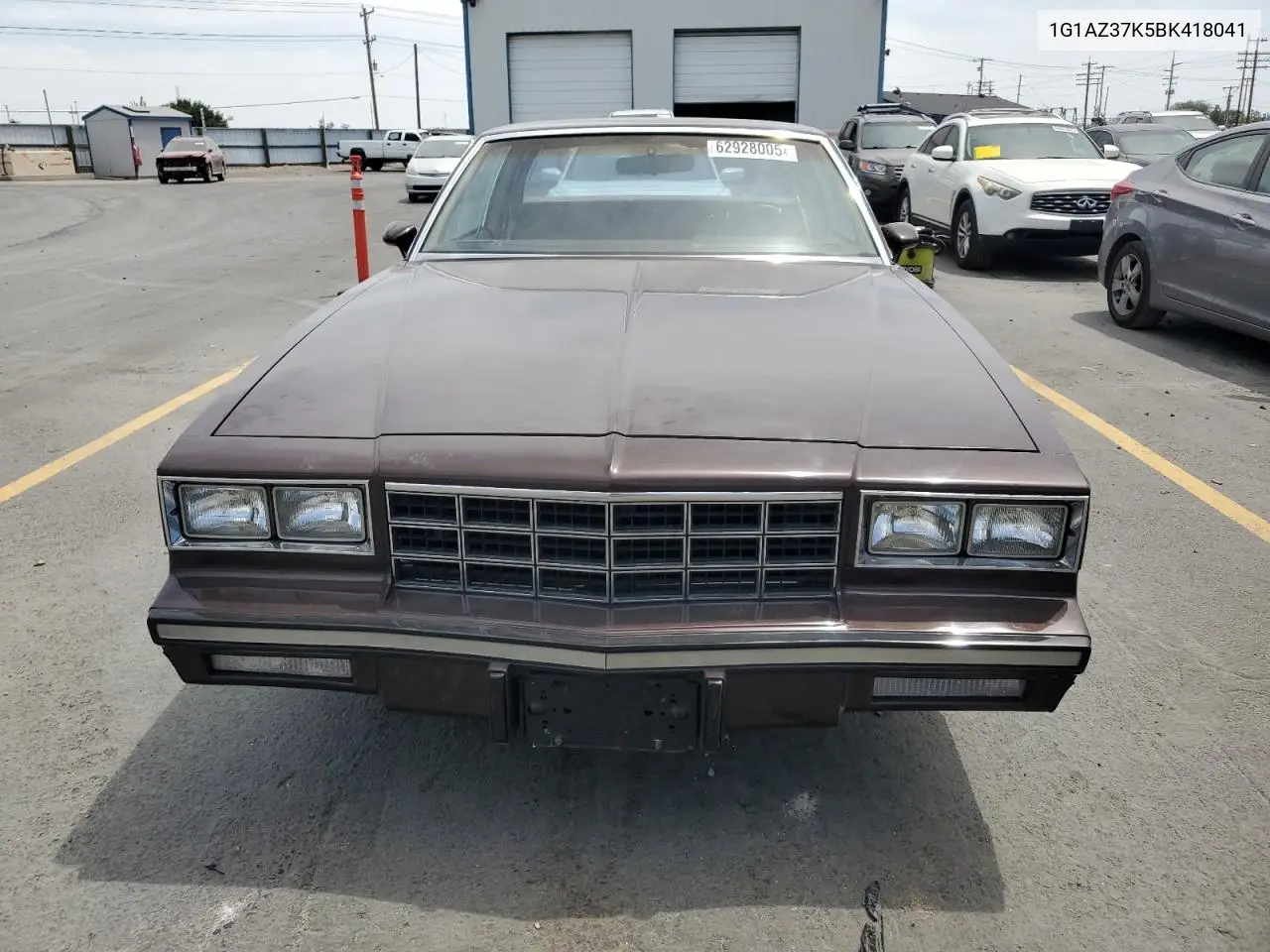 1981 Chevrolet Monte Carlo VIN: 1G1AZ37K5BK418041 Lot: 62928005