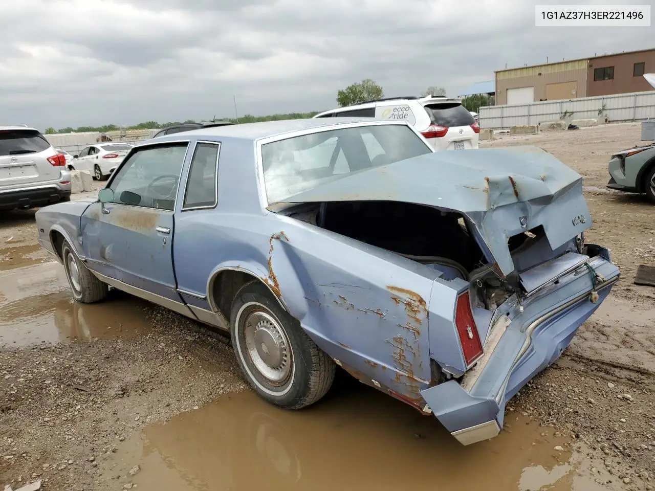 1984 Chevrolet Monte Carlo VIN: 1G1AZ37H3ER221496 Lot: 54297665