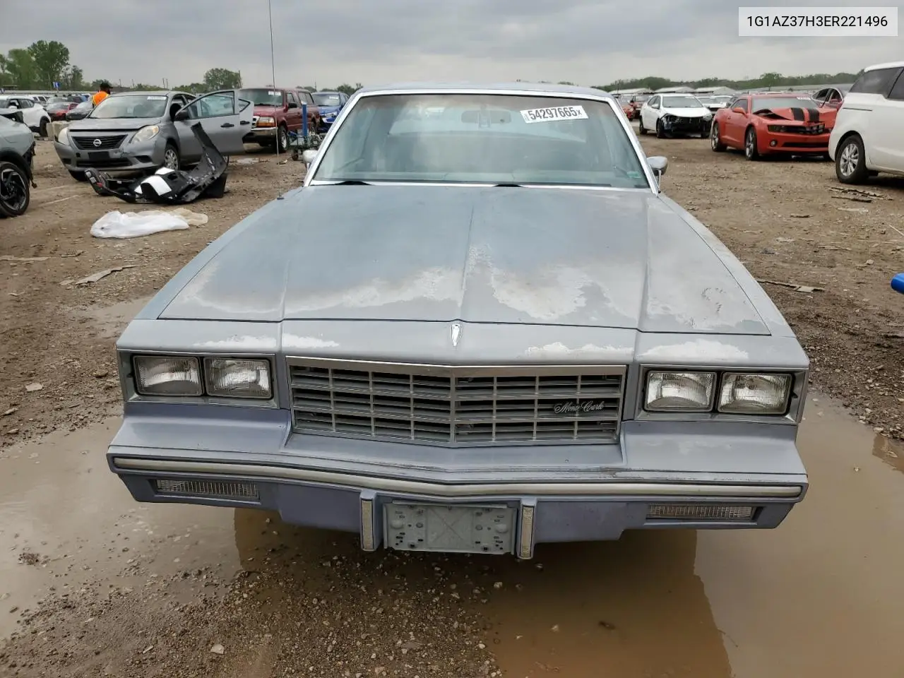 1984 Chevrolet Monte Carlo VIN: 1G1AZ37H3ER221496 Lot: 54297665
