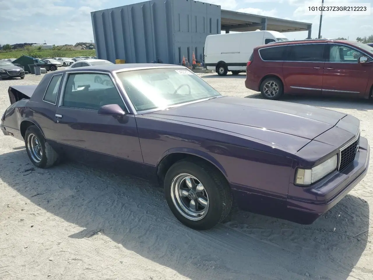 1986 Chevrolet Monte Carlo VIN: 1G1GZ37Z3GR212223 Lot: 54531815