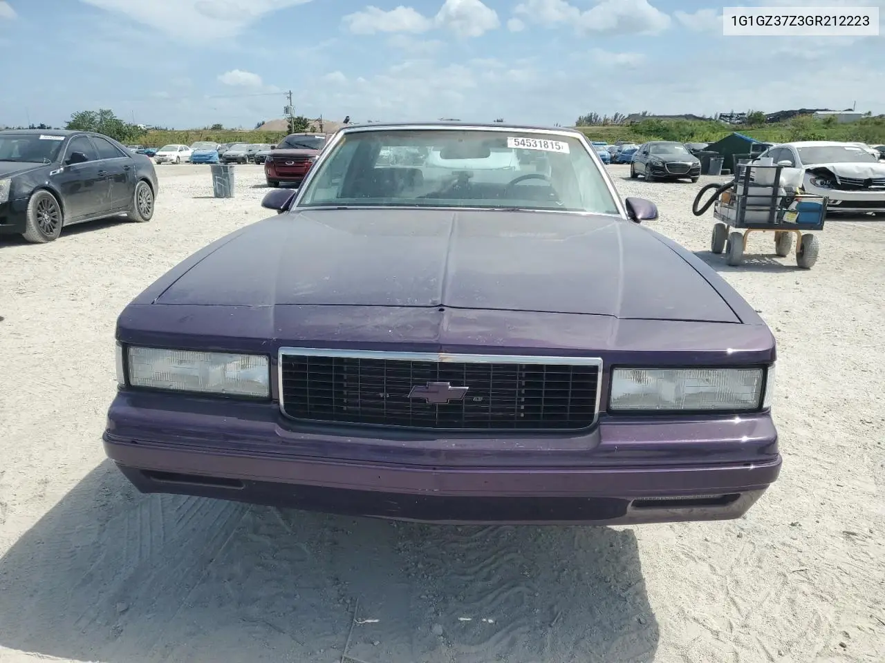 1986 Chevrolet Monte Carlo VIN: 1G1GZ37Z3GR212223 Lot: 54531815