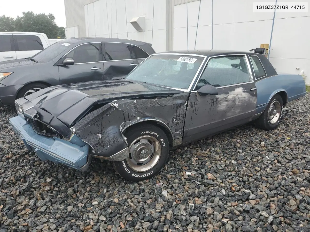 1986 Chevrolet Monte Carlo VIN: 1G1GZ37Z1GR144715 Lot: 56823805