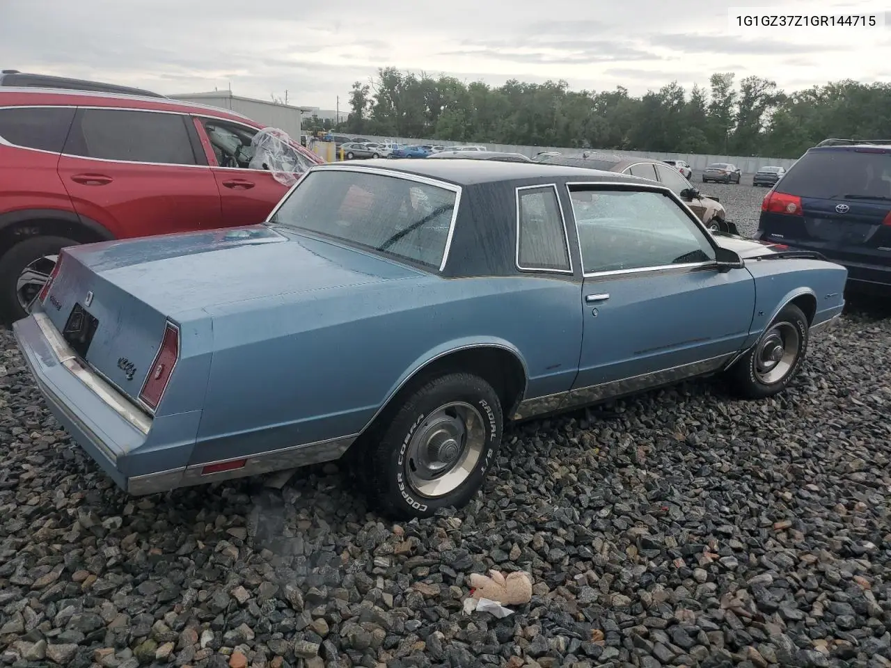 1986 Chevrolet Monte Carlo VIN: 1G1GZ37Z1GR144715 Lot: 56823805