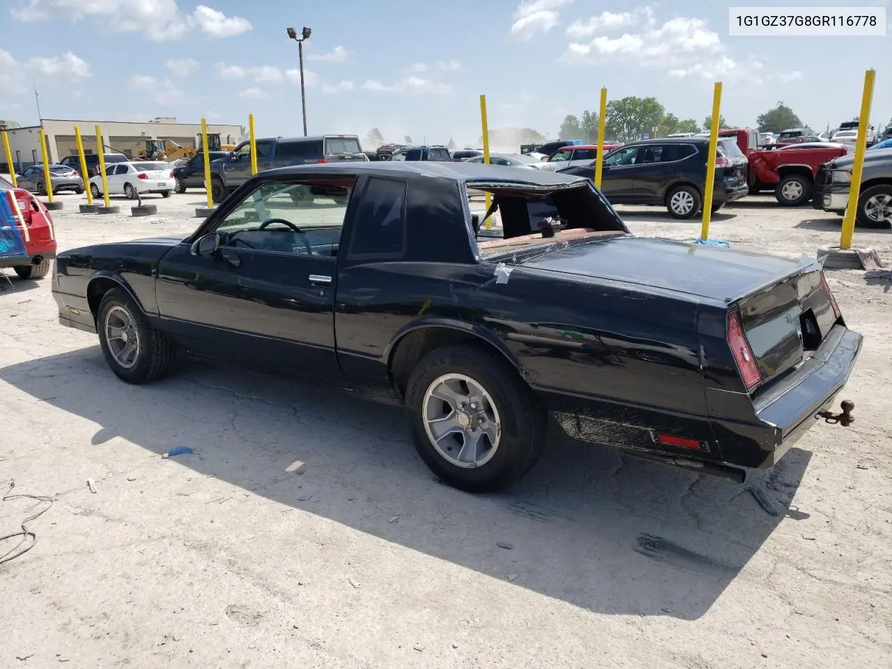 1986 Chevrolet Monte Carlo VIN: 1G1GZ37G8GR116778 Lot: 61867945