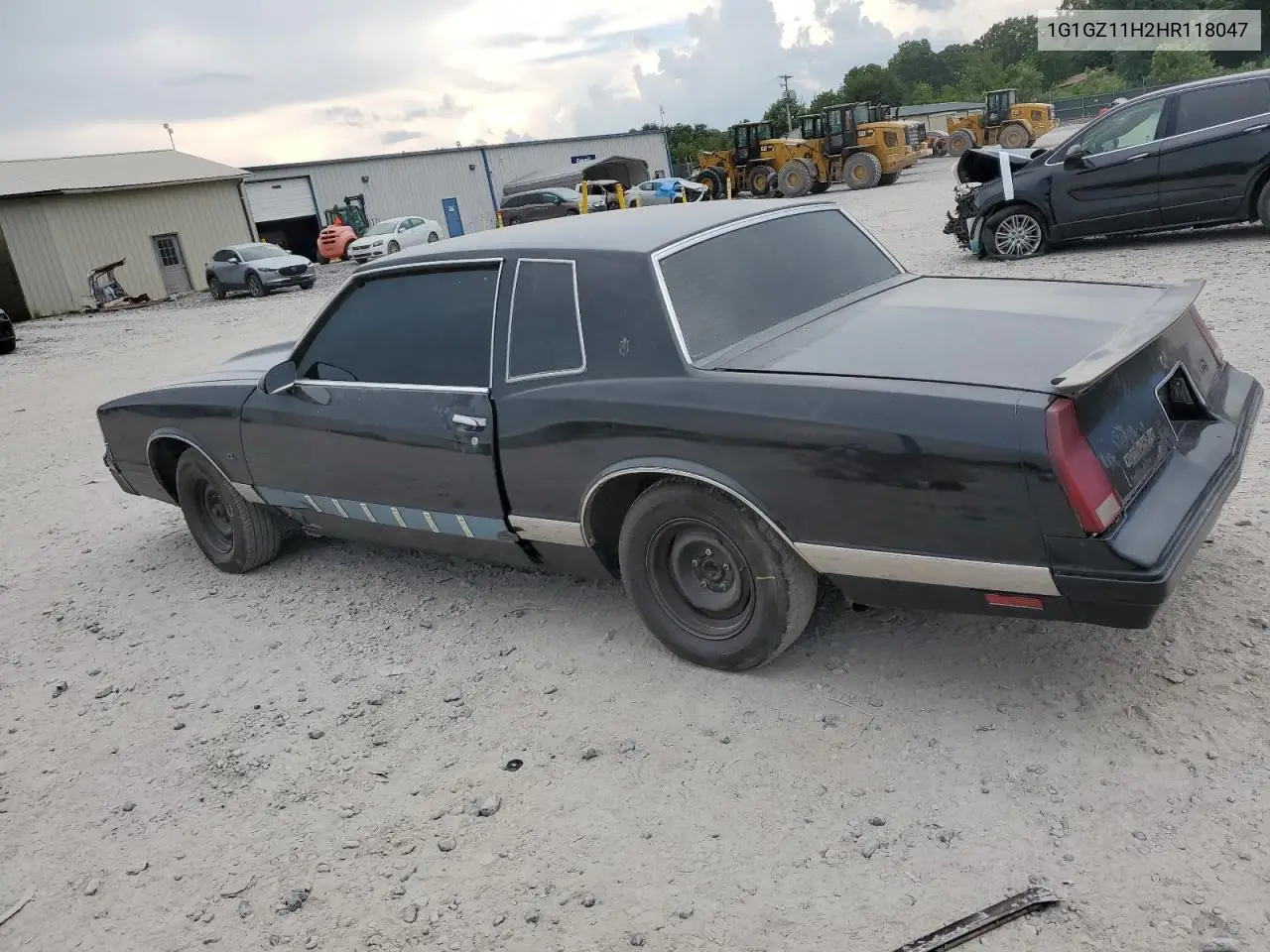 1987 Chevrolet Monte Carlo VIN: 1G1GZ11H2HR118047 Lot: 62698295