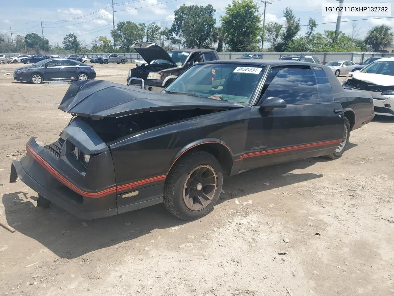 1987 Chevrolet Monte Carlo VIN: 1G1GZ11GXHP132782 Lot: 70428134
