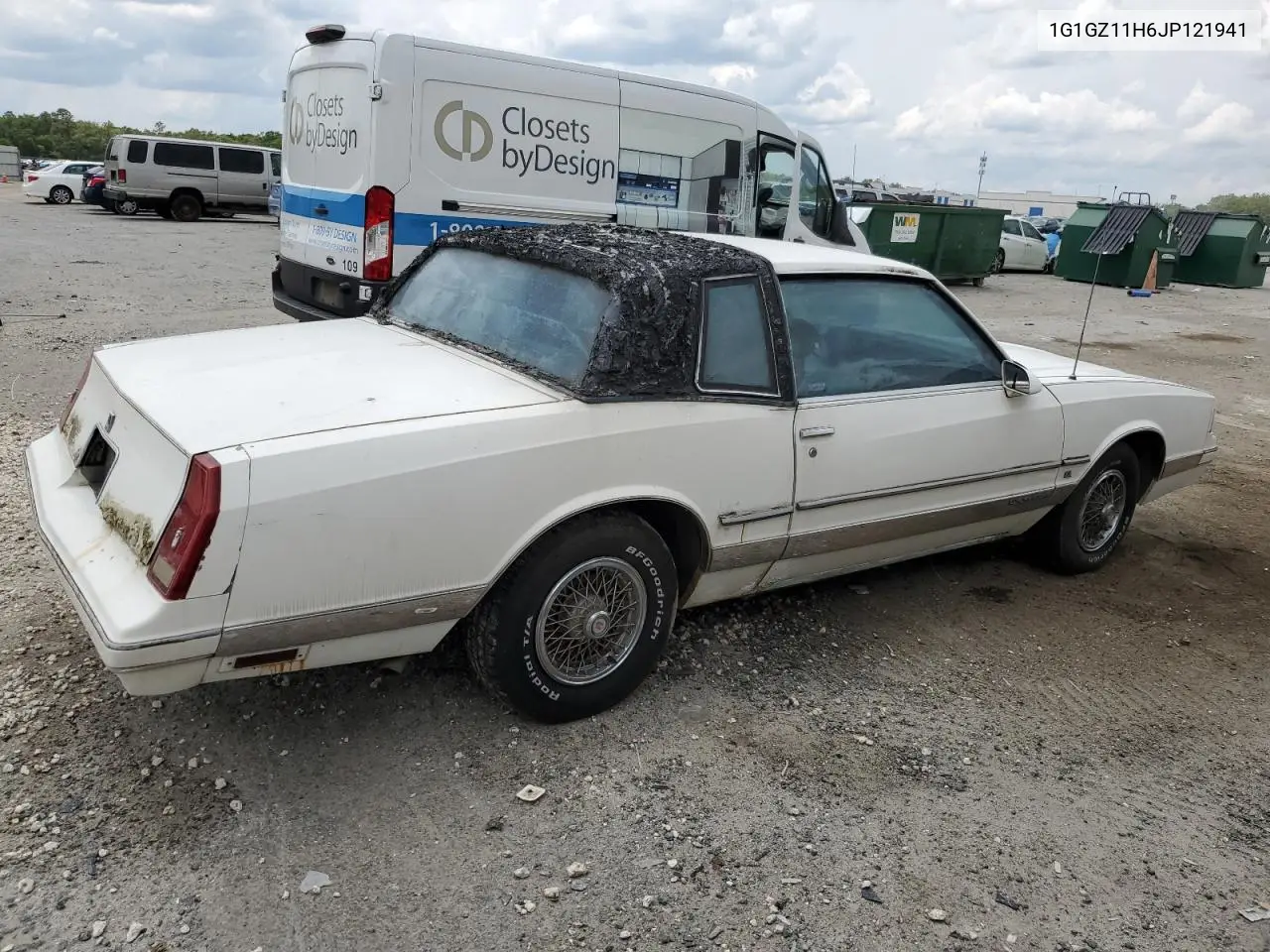 1988 Chevrolet Monte Carlo VIN: 1G1GZ11H6JP121941 Lot: 55831985