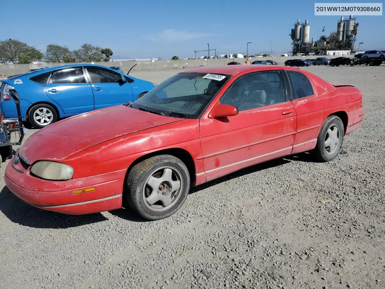 1996 Chevrolet Monte Carlo Ls VIN: 2G1WW12M0T9308660 Lot: 53998255