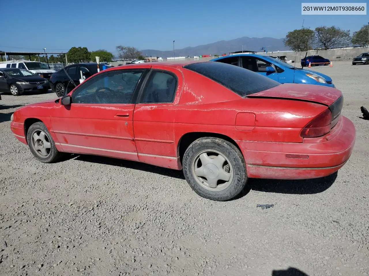 1996 Chevrolet Monte Carlo Ls VIN: 2G1WW12M0T9308660 Lot: 53998255