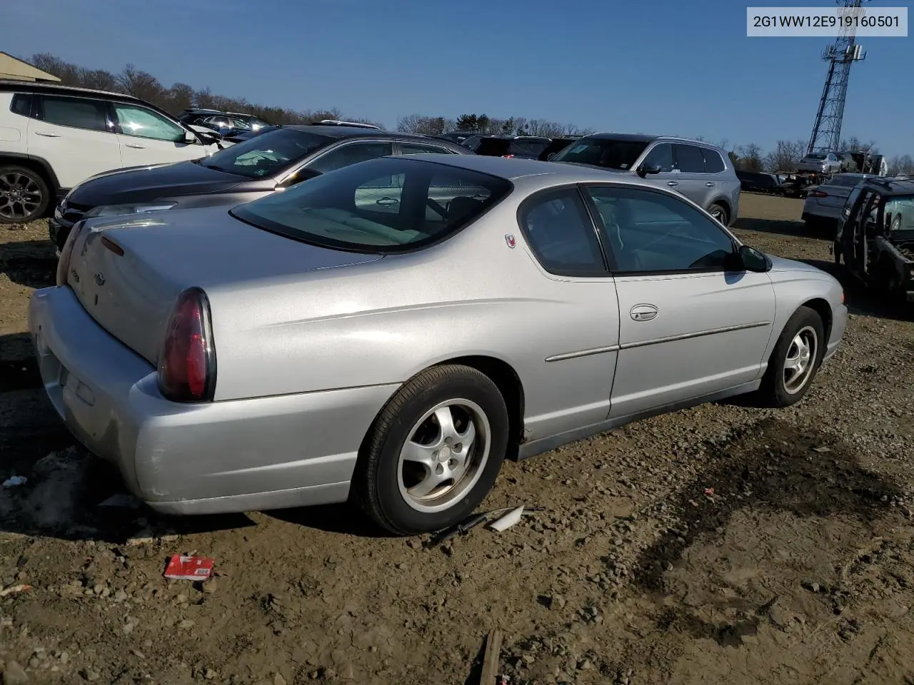 2001 Chevrolet Monte Carlo Ls VIN: 2G1WW12E919160501 Lot: 48454775