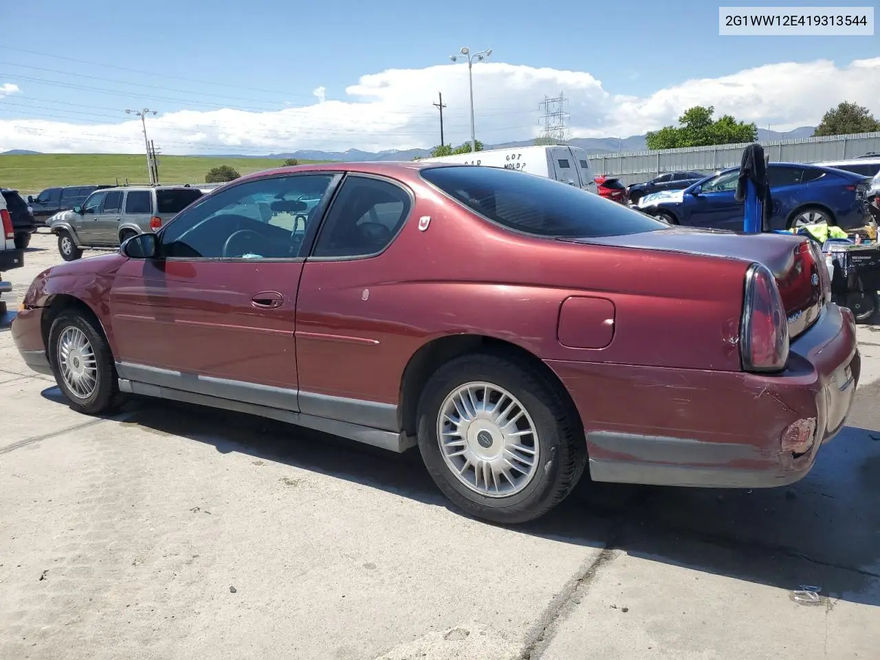 2001 Chevrolet Monte Carlo Ls VIN: 2G1WW12E419313544 Lot: 56325015