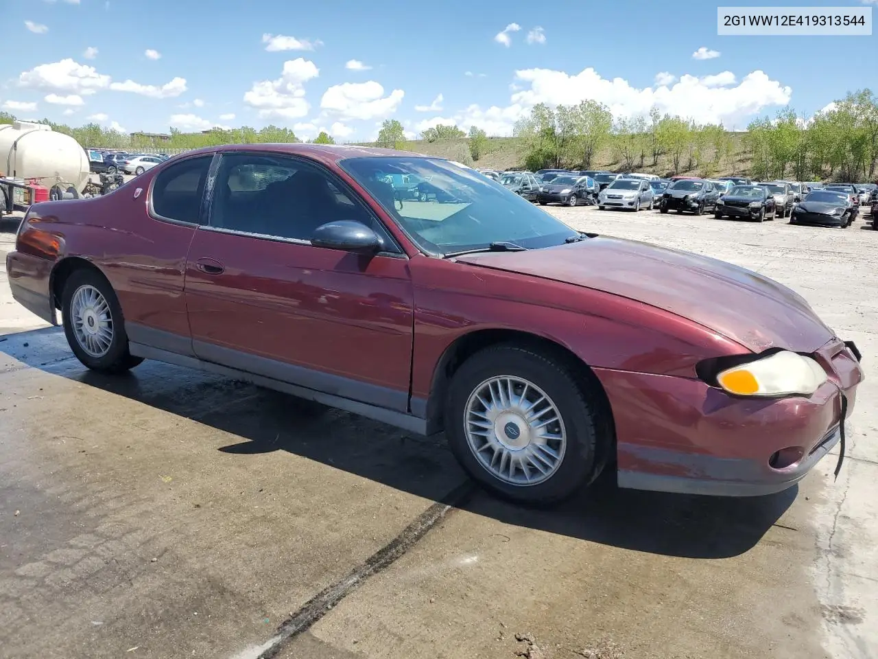 2001 Chevrolet Monte Carlo Ls VIN: 2G1WW12E419313544 Lot: 56325015
