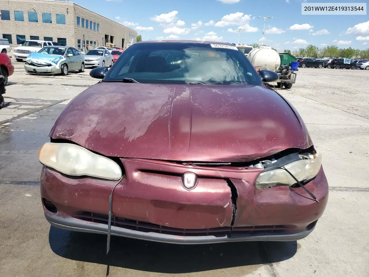 2001 Chevrolet Monte Carlo Ls VIN: 2G1WW12E419313544 Lot: 56325015