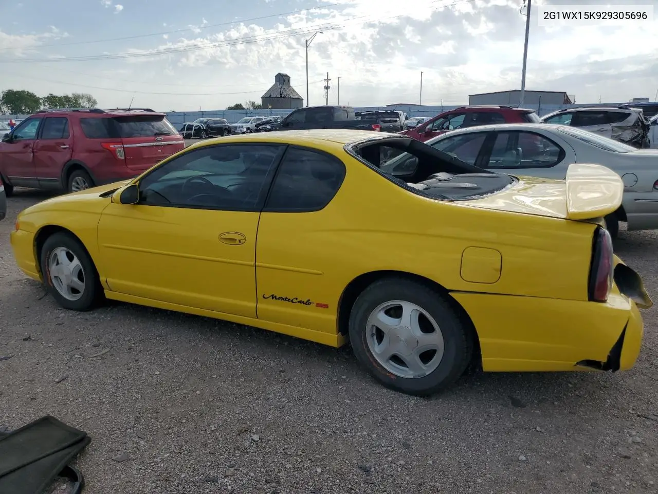 2002 Chevrolet Monte Carlo Ss VIN: 2G1WX15K929305696 Lot: 61850575