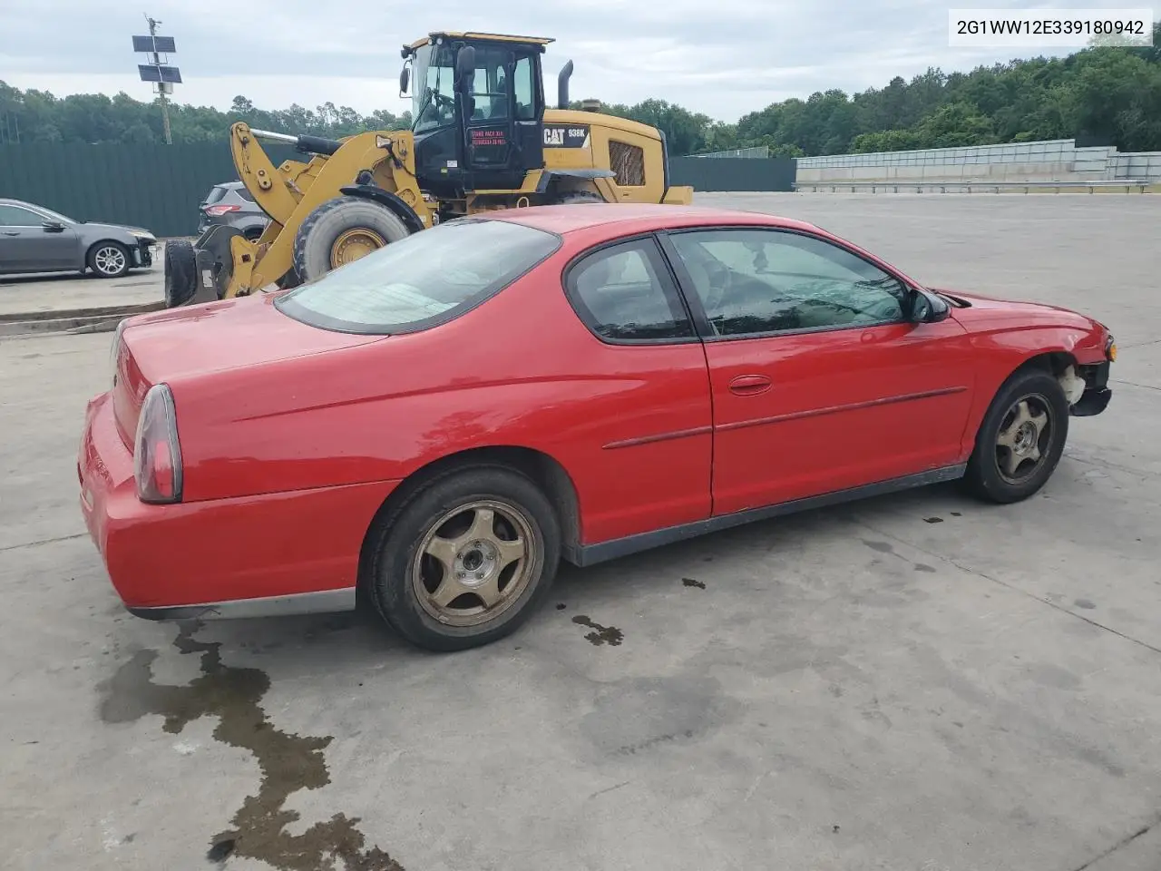 2003 Chevrolet Monte Carlo Ls VIN: 2G1WW12E339180942 Lot: 54922545