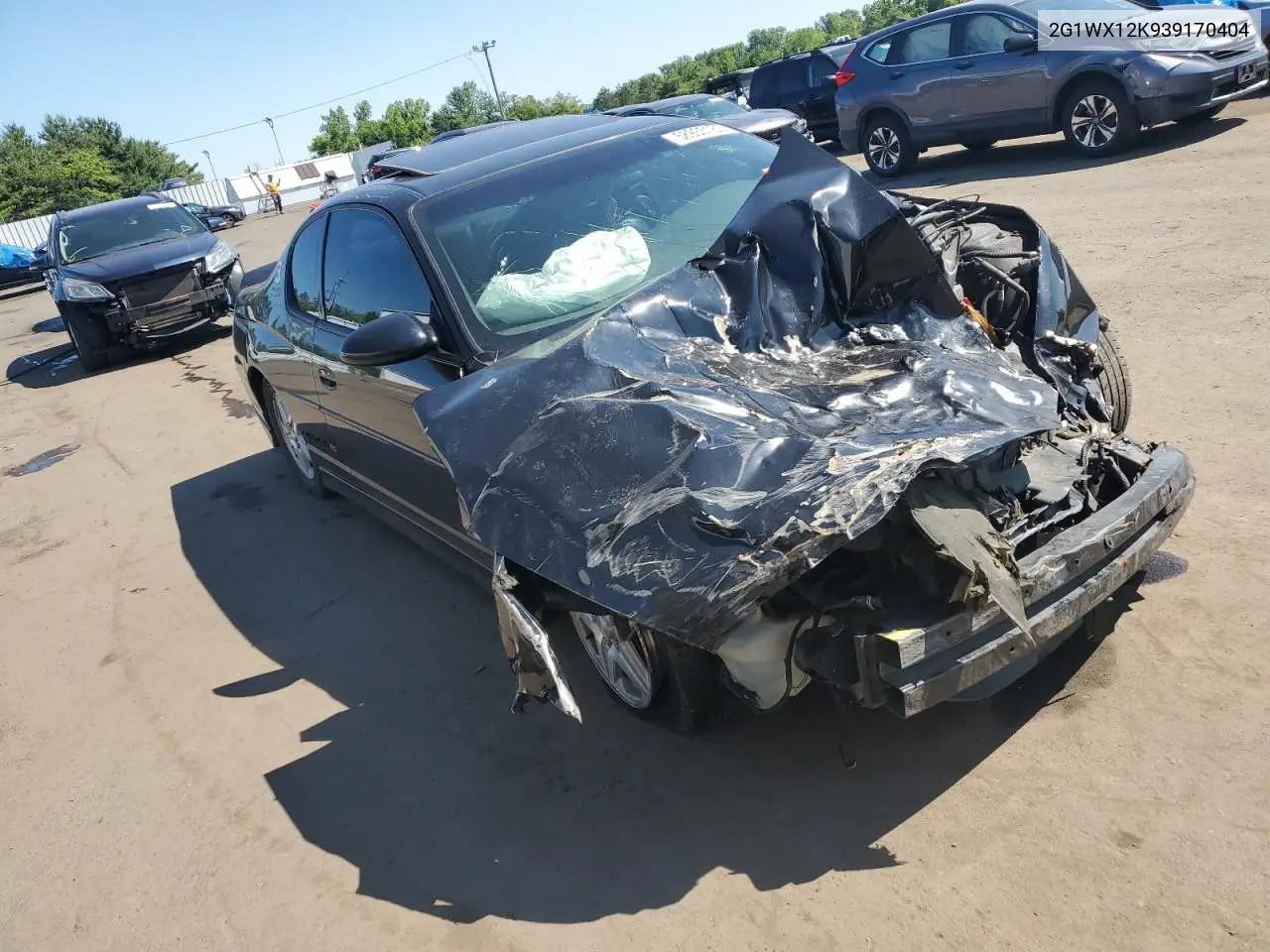 2003 Chevrolet Monte Carlo Ss VIN: 2G1WX12K939170404 Lot: 58935185
