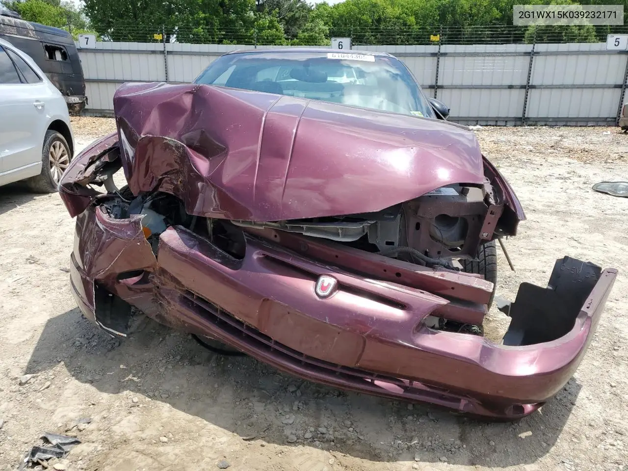 2003 Chevrolet Monte Carlo Ss VIN: 2G1WX15K039232171 Lot: 61044365