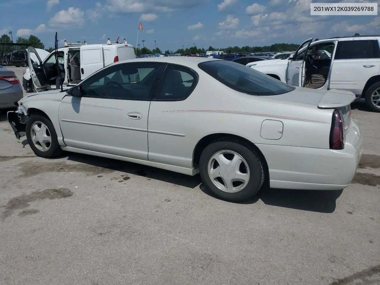 2003 Chevrolet Monte Carlo Ss VIN: 2G1WX12K039269788 Lot: 62175485