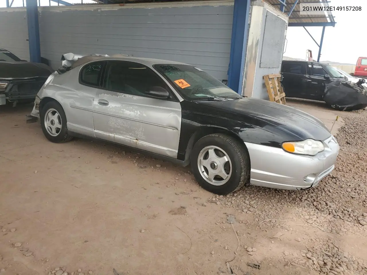 2004 Chevrolet Monte Carlo Ls VIN: 2G1WW12E149157208 Lot: 56602575