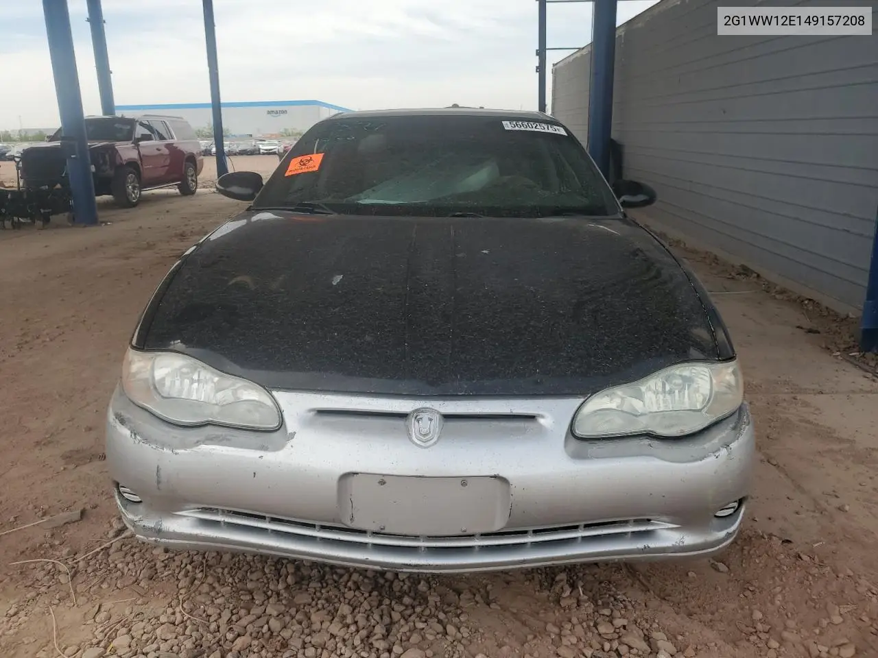 2004 Chevrolet Monte Carlo Ls VIN: 2G1WW12E149157208 Lot: 56602575
