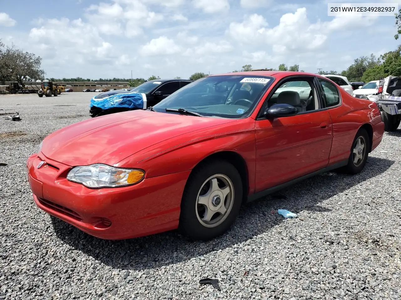 2004 Chevrolet Monte Carlo Ls VIN: 2G1WW12E349282937 Lot: 60886115