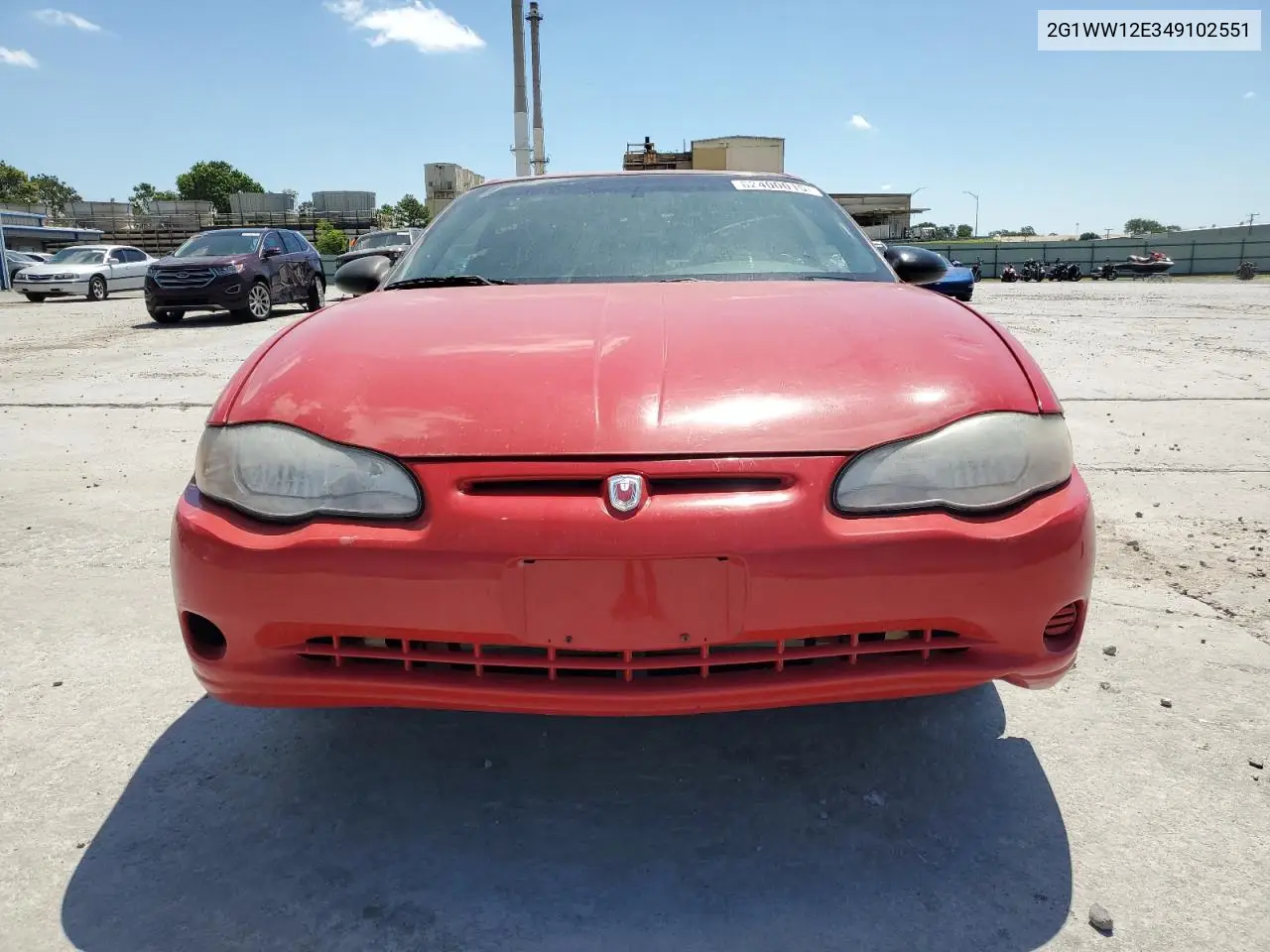 2004 Chevrolet Monte Carlo Ls VIN: 2G1WW12E349102551 Lot: 62400015