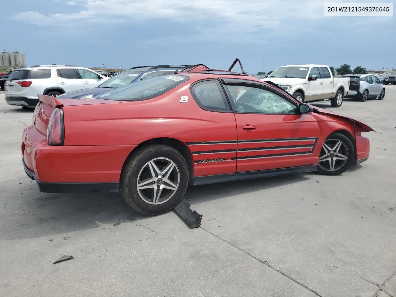 2004 Chevrolet Monte Carlo Ss Supercharged VIN: 2G1WZ121549376645 Lot: 63247355