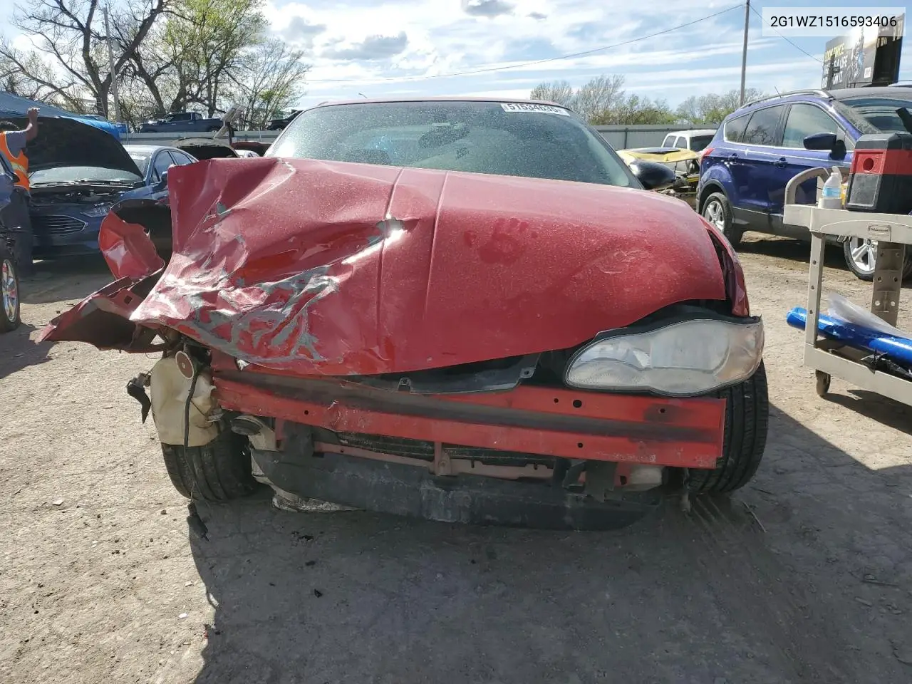 2005 Chevrolet Monte Carlo Ss Supercharged VIN: 2G1WZ151659313406 Lot: 51534635