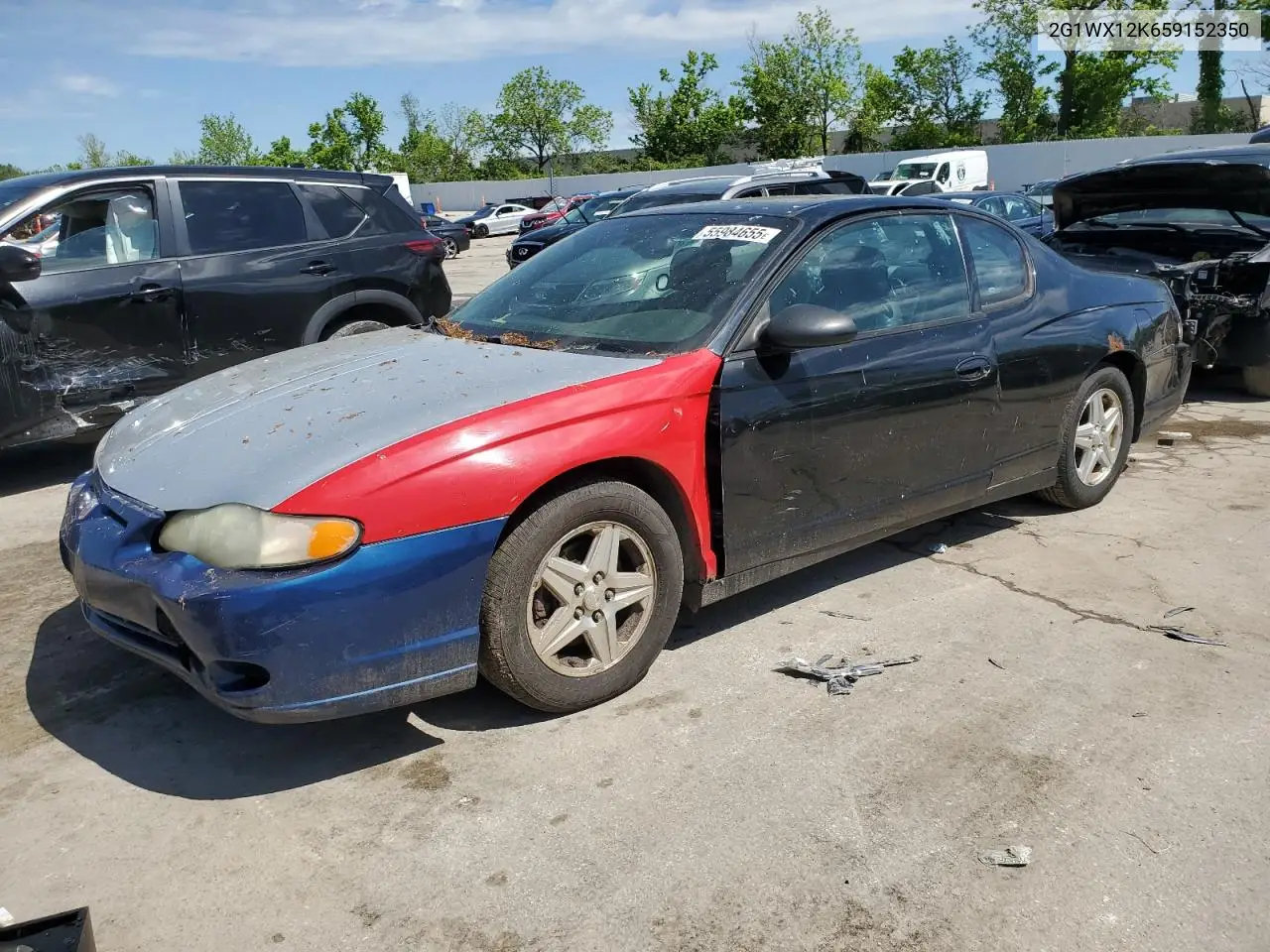 2005 Chevrolet Monte Carlo Lt VIN: 2G1WX12K659152350 Lot: 55984655