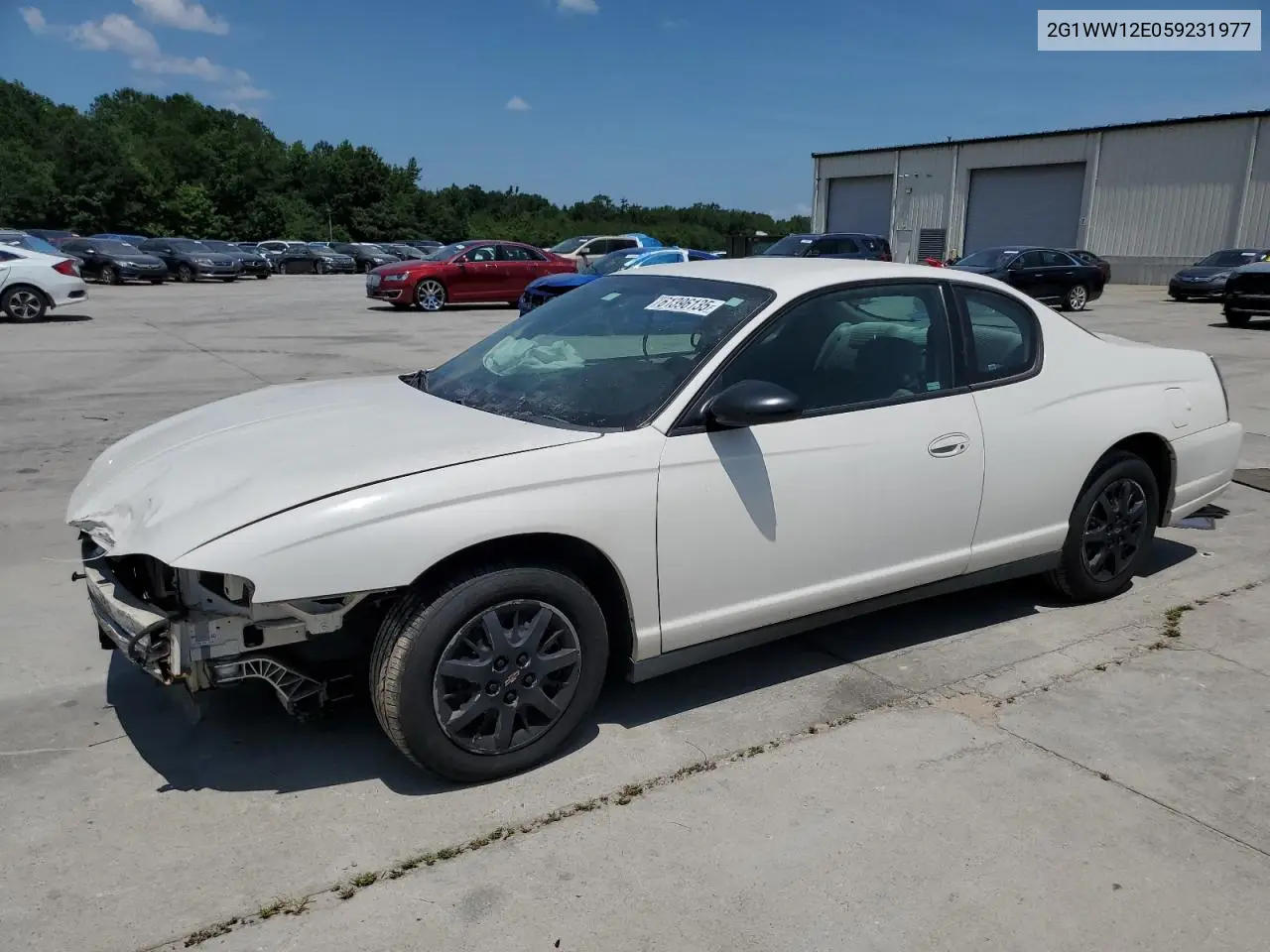 2005 Chevrolet Monte Carlo Ls VIN: 2G1WW12E059231977 Lot: 61396135