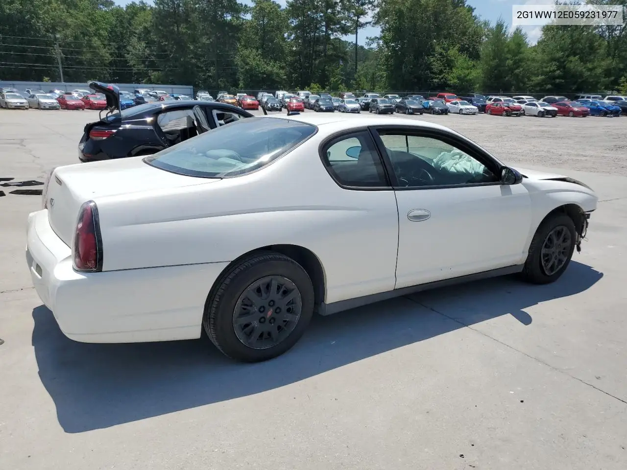 2005 Chevrolet Monte Carlo Ls VIN: 2G1WW12E059231977 Lot: 61396135