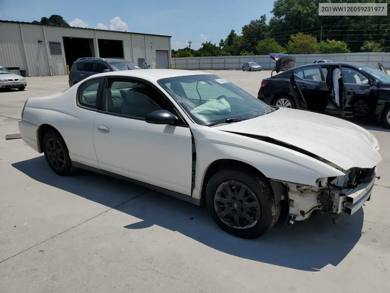 2005 Chevrolet Monte Carlo Ls VIN: 2G1WW12E059231977 Lot: 61396135