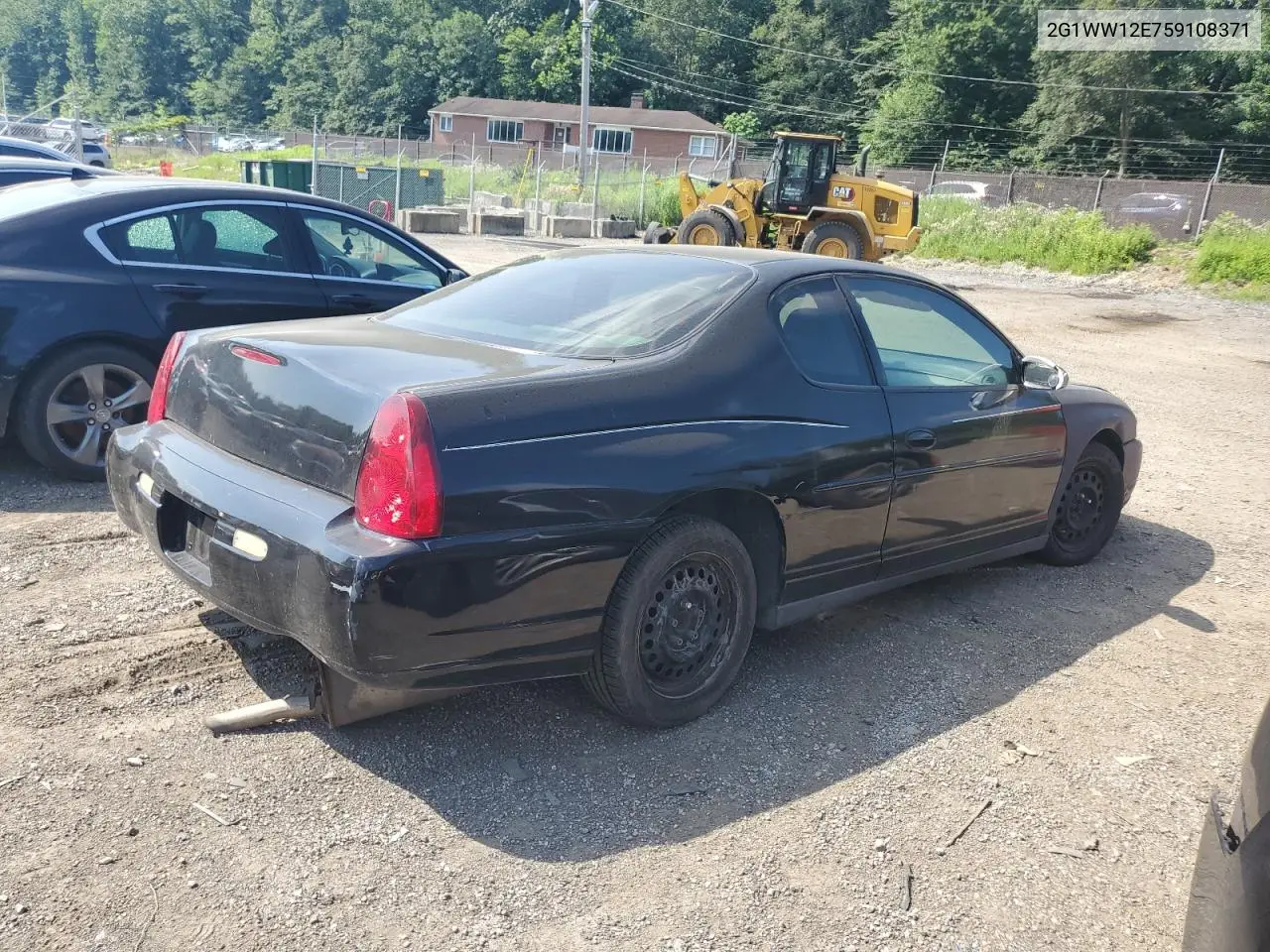 2005 Chevrolet Monte Carlo Ls VIN: 2G1WW12E759108371 Lot: 62668045