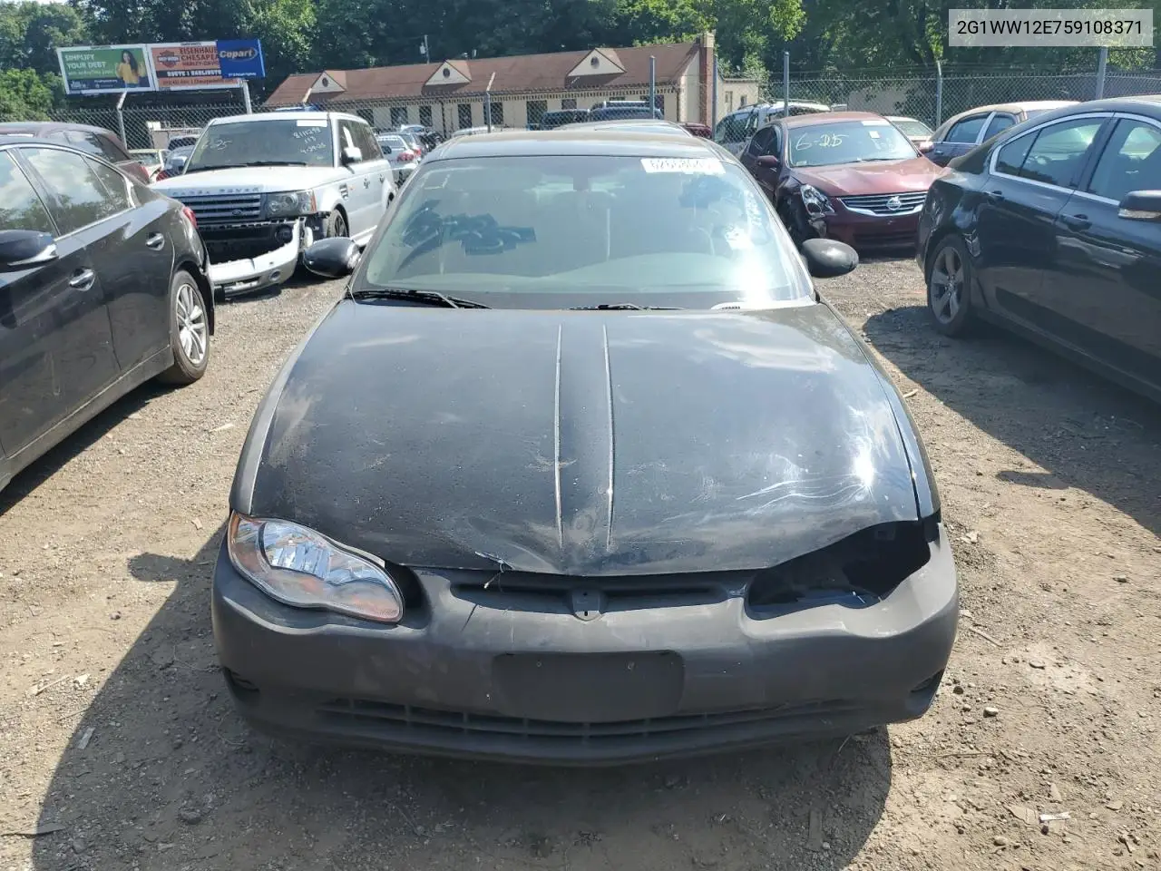 2005 Chevrolet Monte Carlo Ls VIN: 2G1WW12E759108371 Lot: 62668045