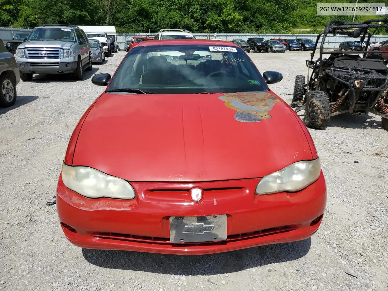 2005 Chevrolet Monte Carlo Ls VIN: 2G1WW12E659294517 Lot: 63107435