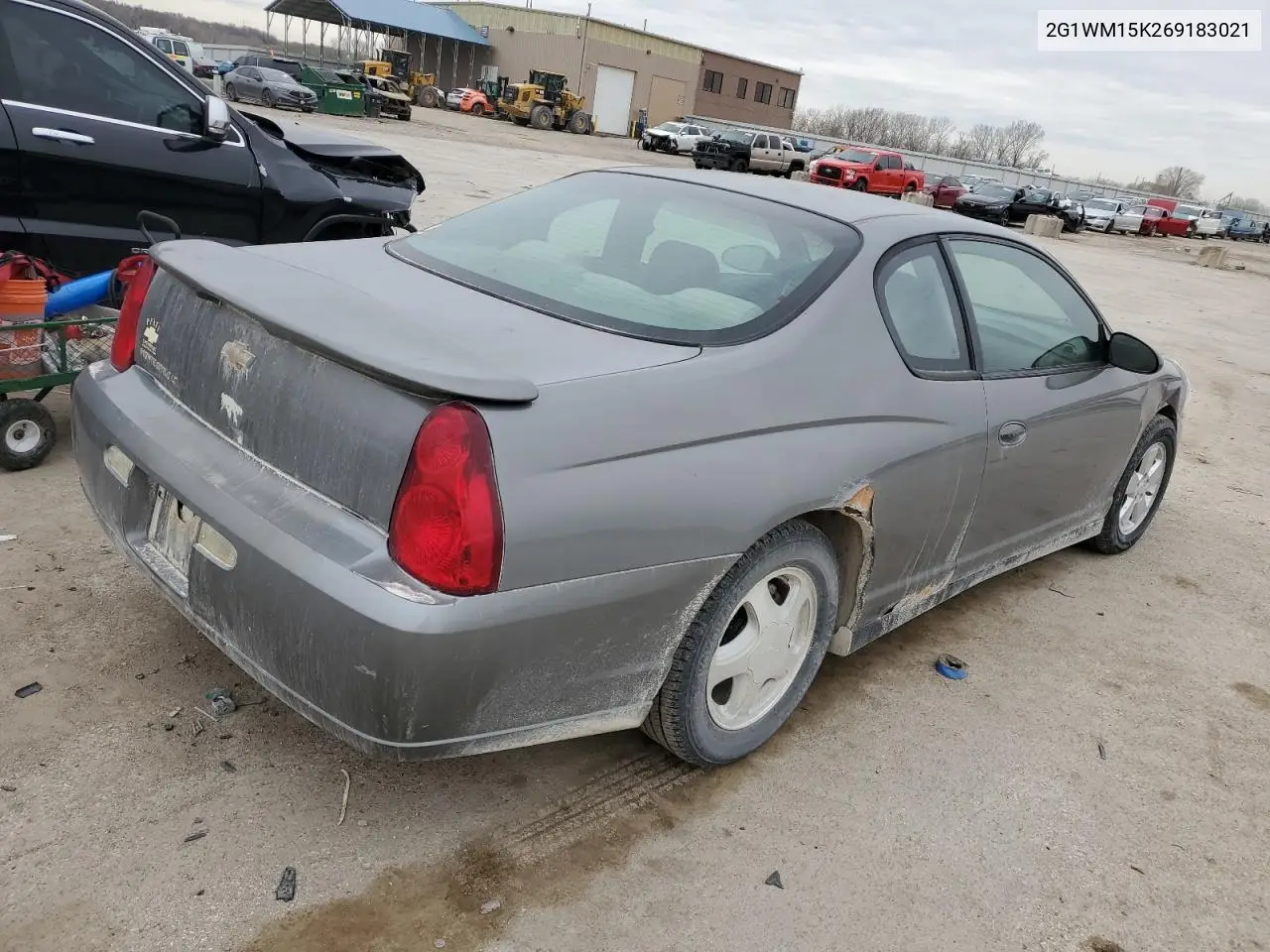2006 Chevrolet Monte Carlo Lt VIN: 2G1WM15K269183021 Lot: 50170575