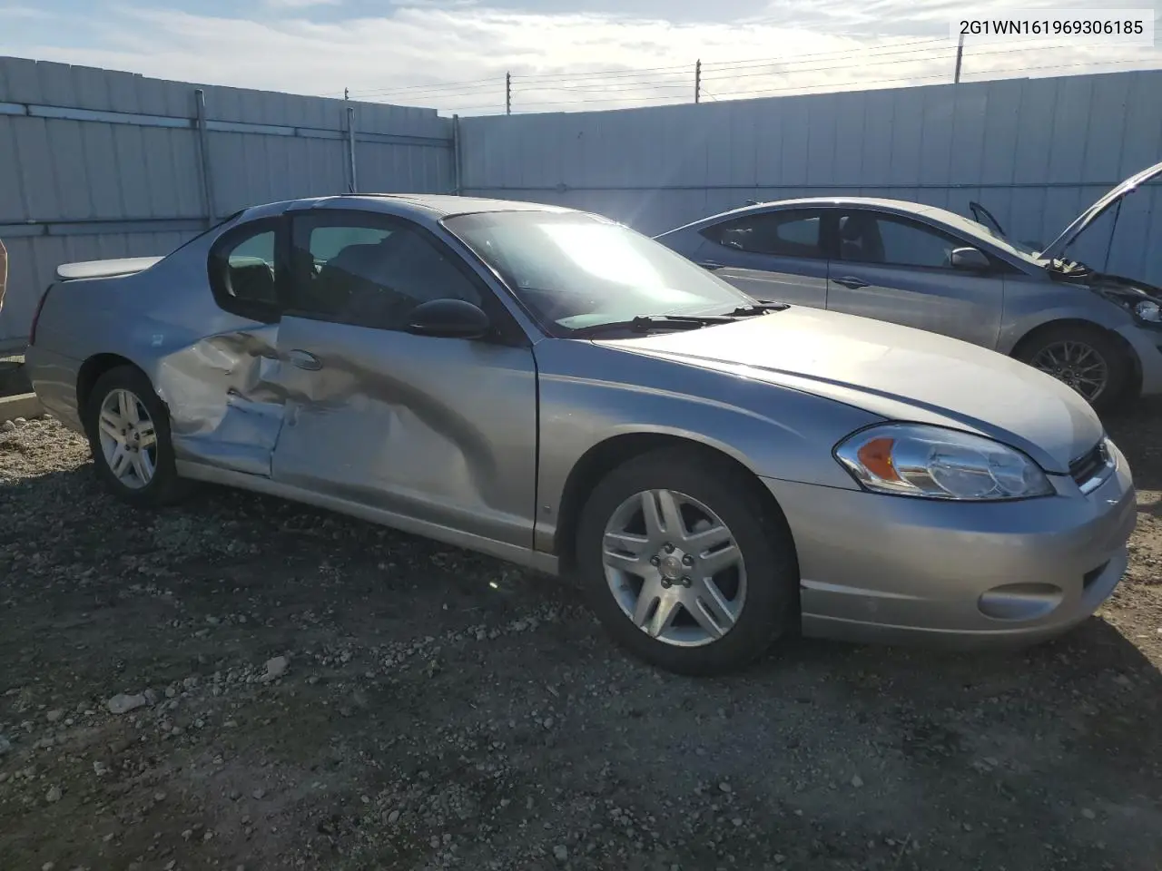 2006 Chevrolet Monte Carlo Ltz VIN: 2G1WN161969306185 Lot: 55510215