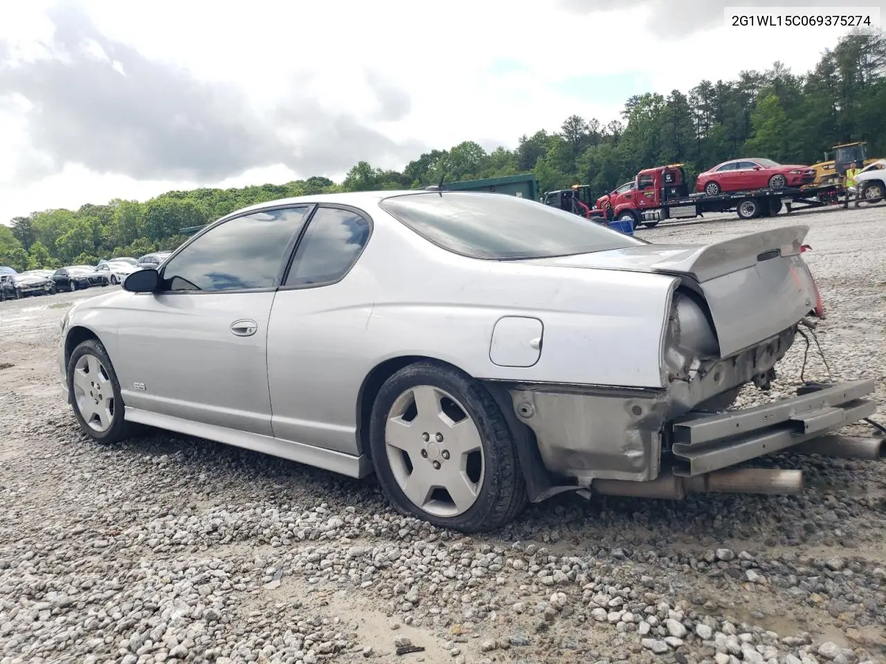 2006 Chevrolet Monte Carlo Ss VIN: 2G1WL15C069375274 Lot: 56381675