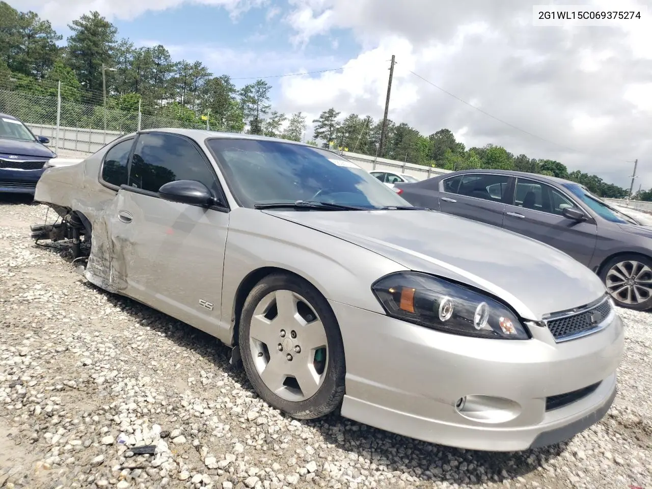 2006 Chevrolet Monte Carlo Ss VIN: 2G1WL15C069375274 Lot: 56381675